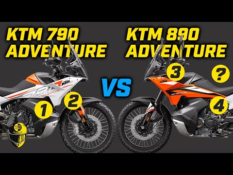 KTM 790 ADVENTURE vs 890 ADVENTURE 2023 | What are the differences?