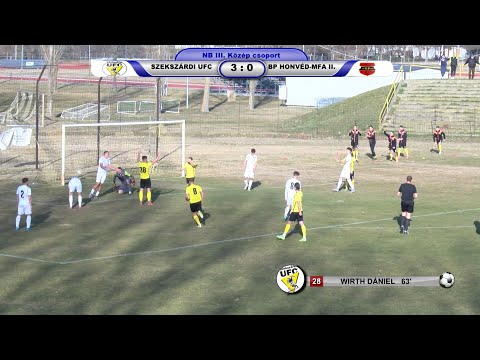 SZEKSZÁRDI UFC - BUDAPEST HONVÉD-MFA II. 4 - 3 (1 - 0)