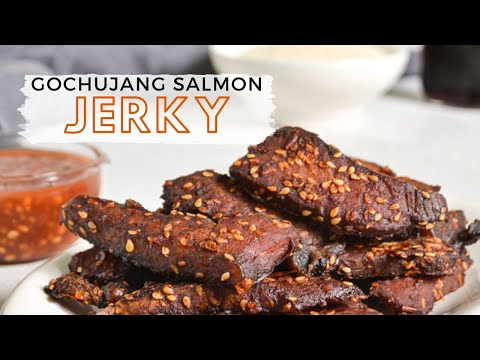 Gochujang Salmon Jerky