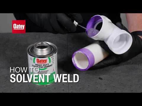 How to Solvent Weld with Oatey Products