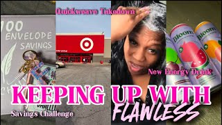 VLOG| My 1st CASH STUFFING•Have you Tried BLOOM? Taking out my QuickWeave•Target Run
