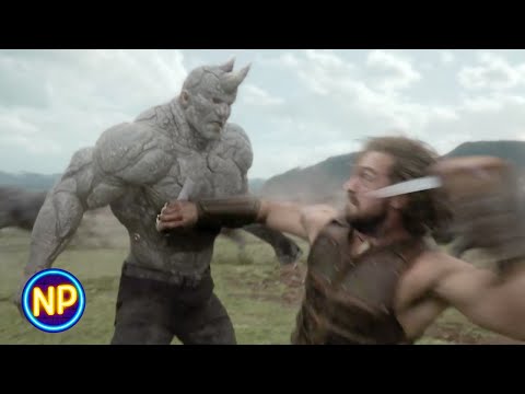 Kraven Fights Rhino | Kraven the Hunter