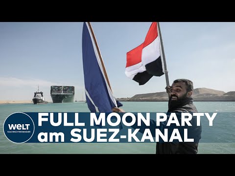 KOSMISCHE KRÄFTE: Jubel in Suez - Wie der Vollmond den Mega-Frachter Ever Given aus dem Schlick hebt