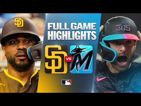 마이애미 VS 샌디에이고 2:4 MLB 하이라이트