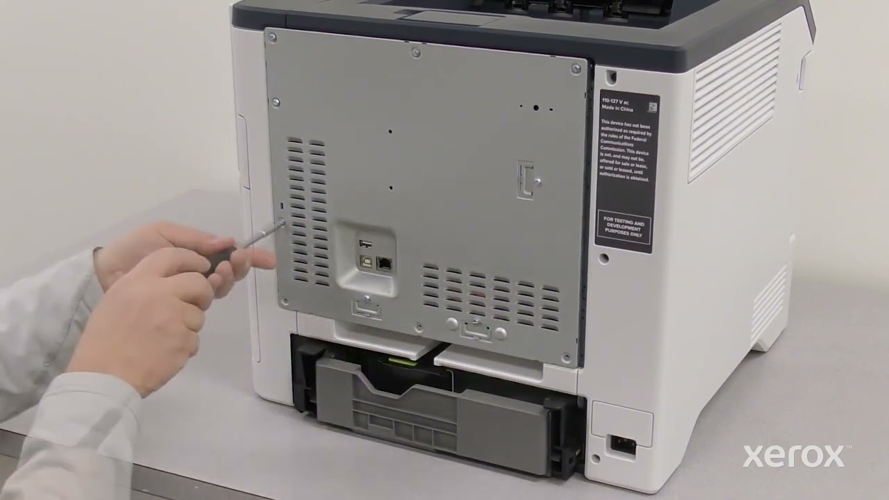 Xerox® VersaLink® C620 Color Printer Install the Hard Disk Drive