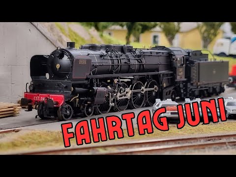 H0 Modellbahn - Fahrtag Juni
