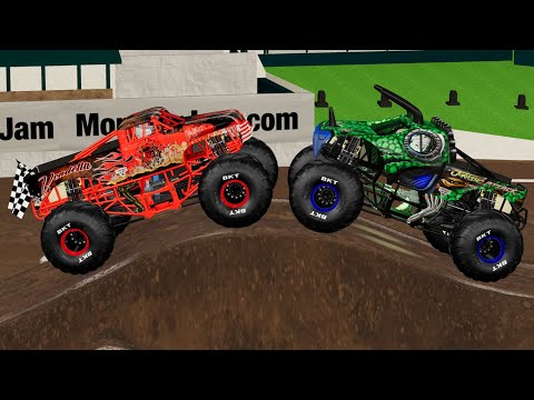 Vendetta VS Jurassic Attack | Beamng.Drive