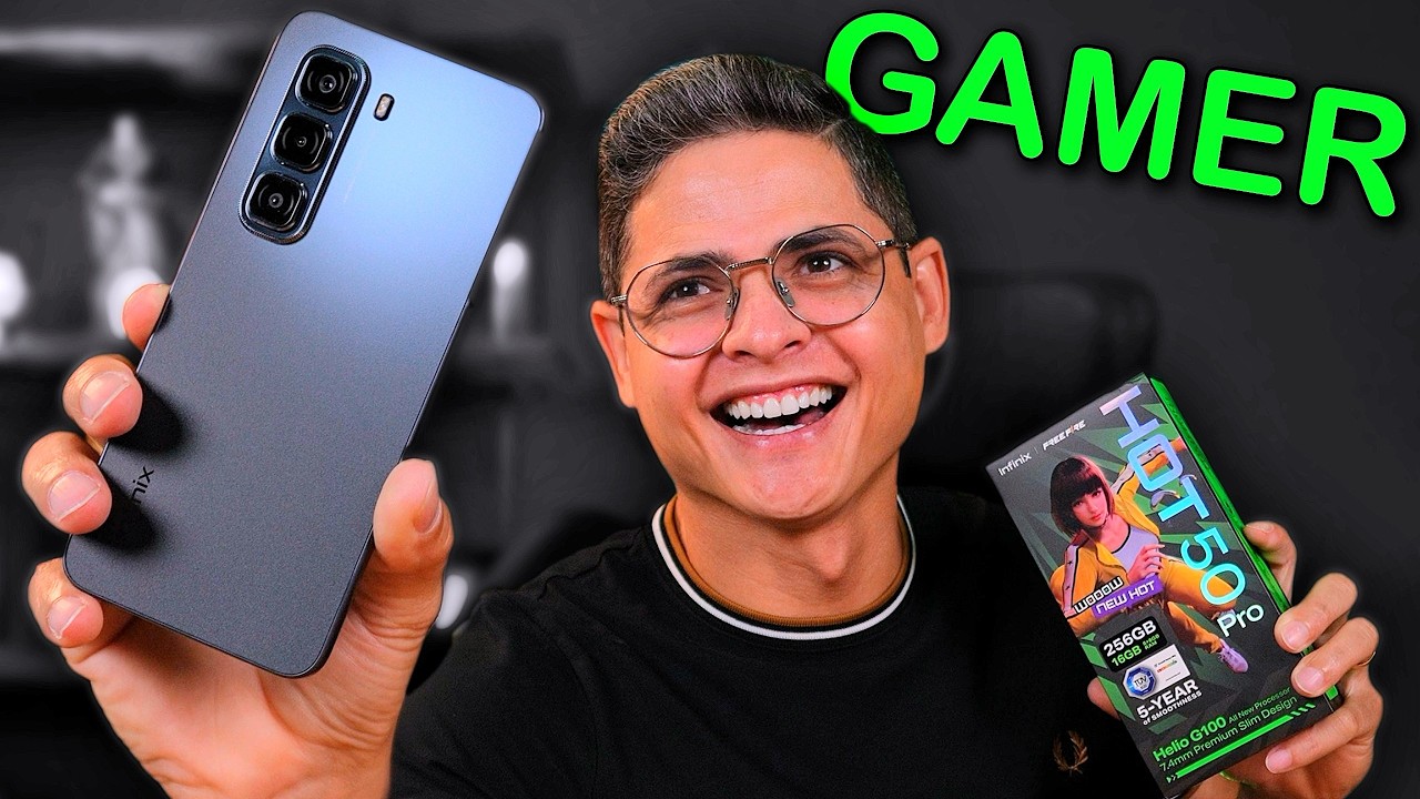 Infinix Hot 50 Pro - O NOVO CELULAR GAMER CUSTO-BENEFÍCIO! Unboxing e Impressões