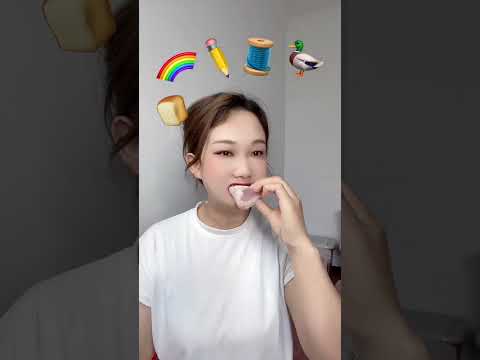 The challenge of eating emoticon pack with gourmet girl #301