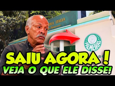MINHA NOSSA! OLHA S! O QUE ELE DISSE DO PALMEIRAS! LTIMAS NOTCIAS DO PALMEIRAS