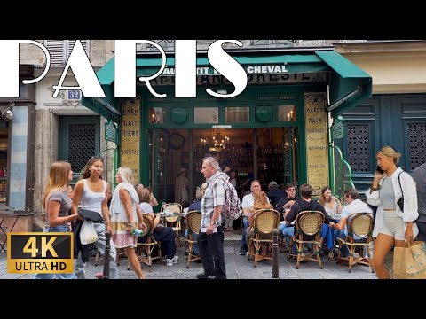 [🇫🇷Paris France 4K 120FPS Walking Tour] Paris Summer Walk  01/SEPTEMBER/2025