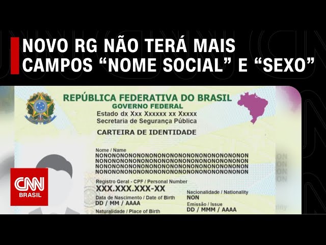 Nova carteira de identidade terá CPF como número único