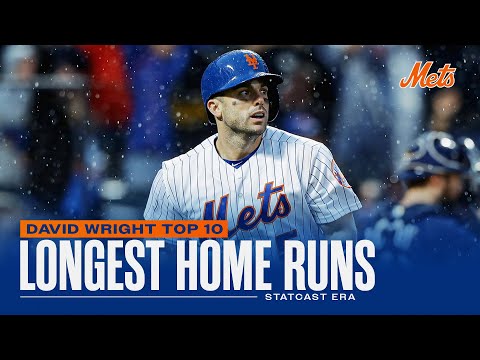 Top 10: David Wright's Longest Home Runs (Statcast Era)