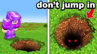 Fooling my Friend with a Realistic Hole in Minecraft...