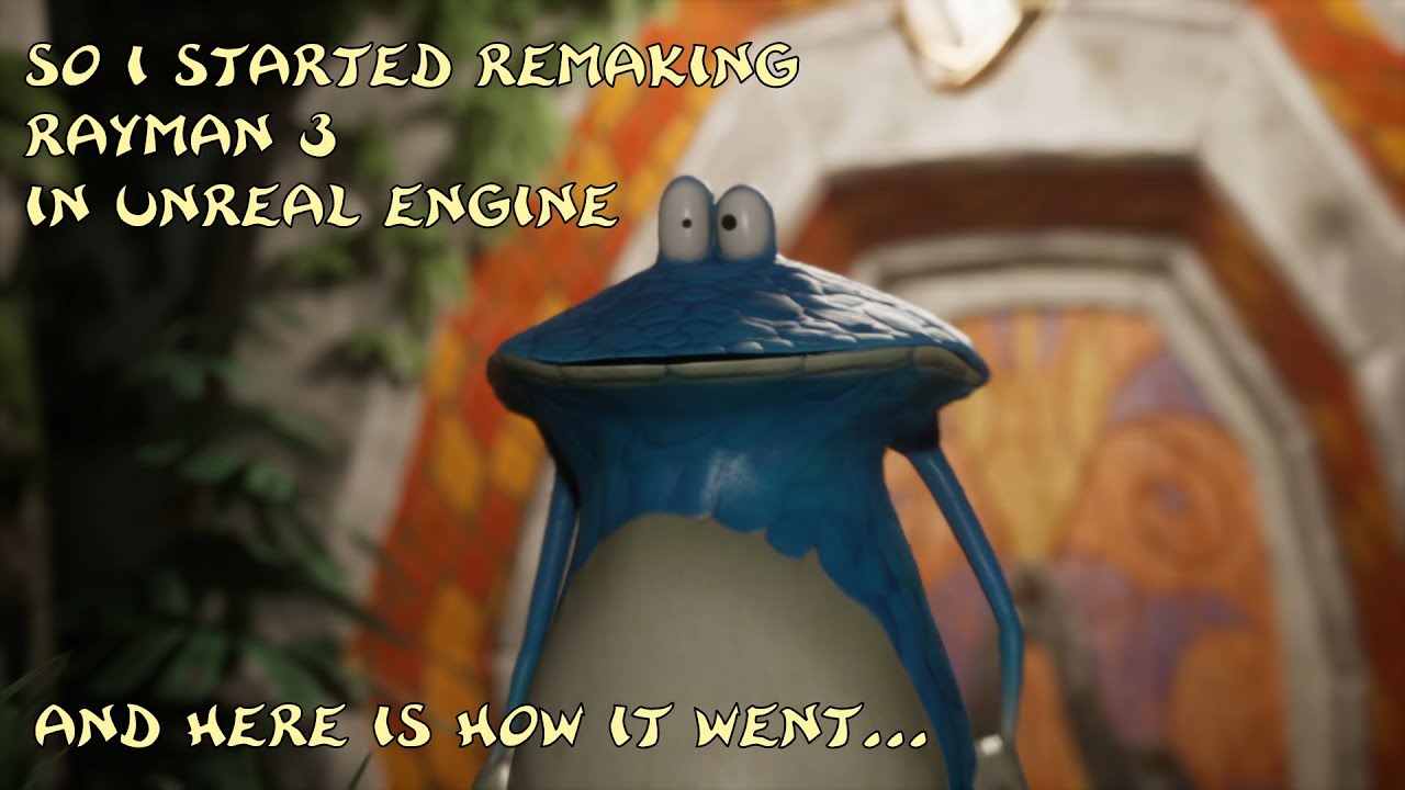 It took me 8 months to make this | Rayman 3 Remake Unreal Engine reveal Gameplay - YouTube