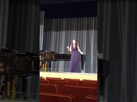 Irina Kostenko. Recitativo ed Aria di Dorabella. Mozart "Cosi fan tutte".