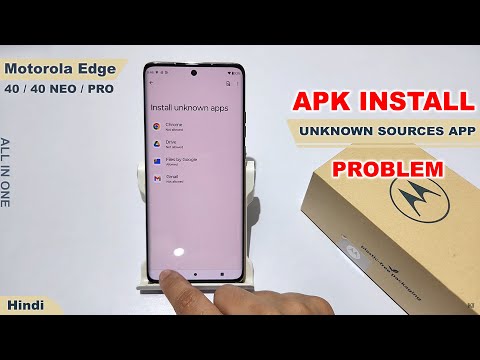 How to turn on apk permission in motorola edge 40 neo | Moto edge 40 me apk install kaise kare