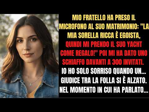 Mi Schiaffeggia al Matrimonio per uno Yacht da 12M€: Non Sapeva Chi Sedeva al Tavolo 1 😱⚖️