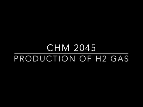 CHM 2045 Lab: Magnesium and HCl reaction, Hydrogen gas formation