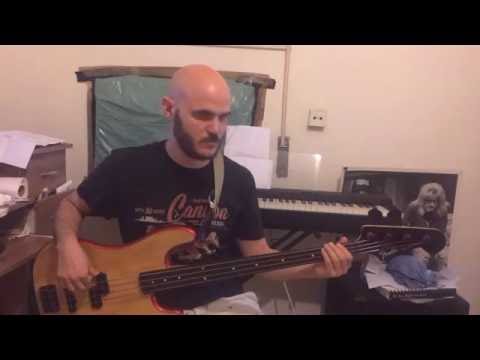 chris de burgh - lady in red - bass cover + tutorial