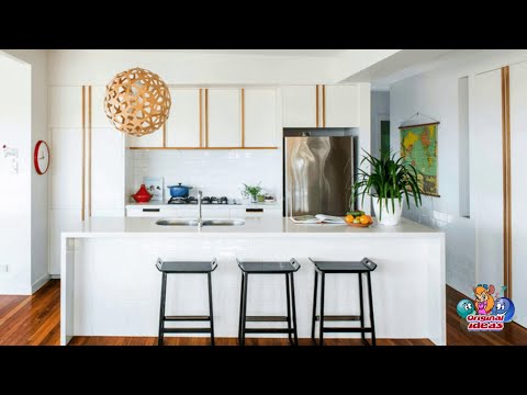 Kitchen studio design. 100 modern interior and layout ideas.