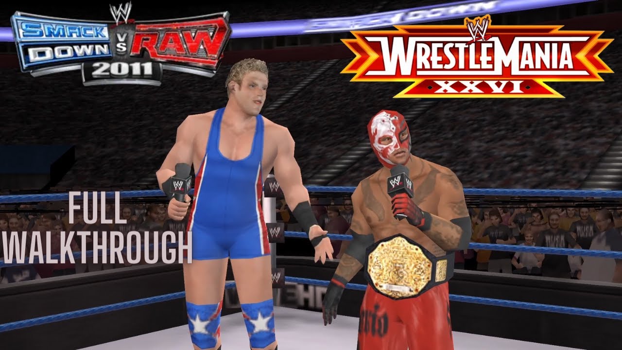 Rey Mysterio's Road to Wrestlemania [WWE Smackdown vs Raw 2011] [Full Walkthrough] (PSP) (1080p)