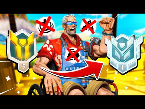 Unranked to GM Soldier 76 | Wheelchair Edition | Gold - Plat