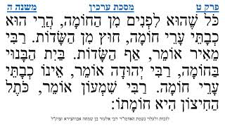 מסכת ערכין פרק ט משנה ה