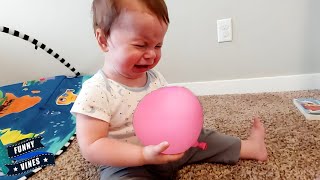 Naughty Babies Having Trouble With Ball || Funny Vines