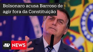 Bolsonaro diz que “Barroso entende de ‘terrorismo'”