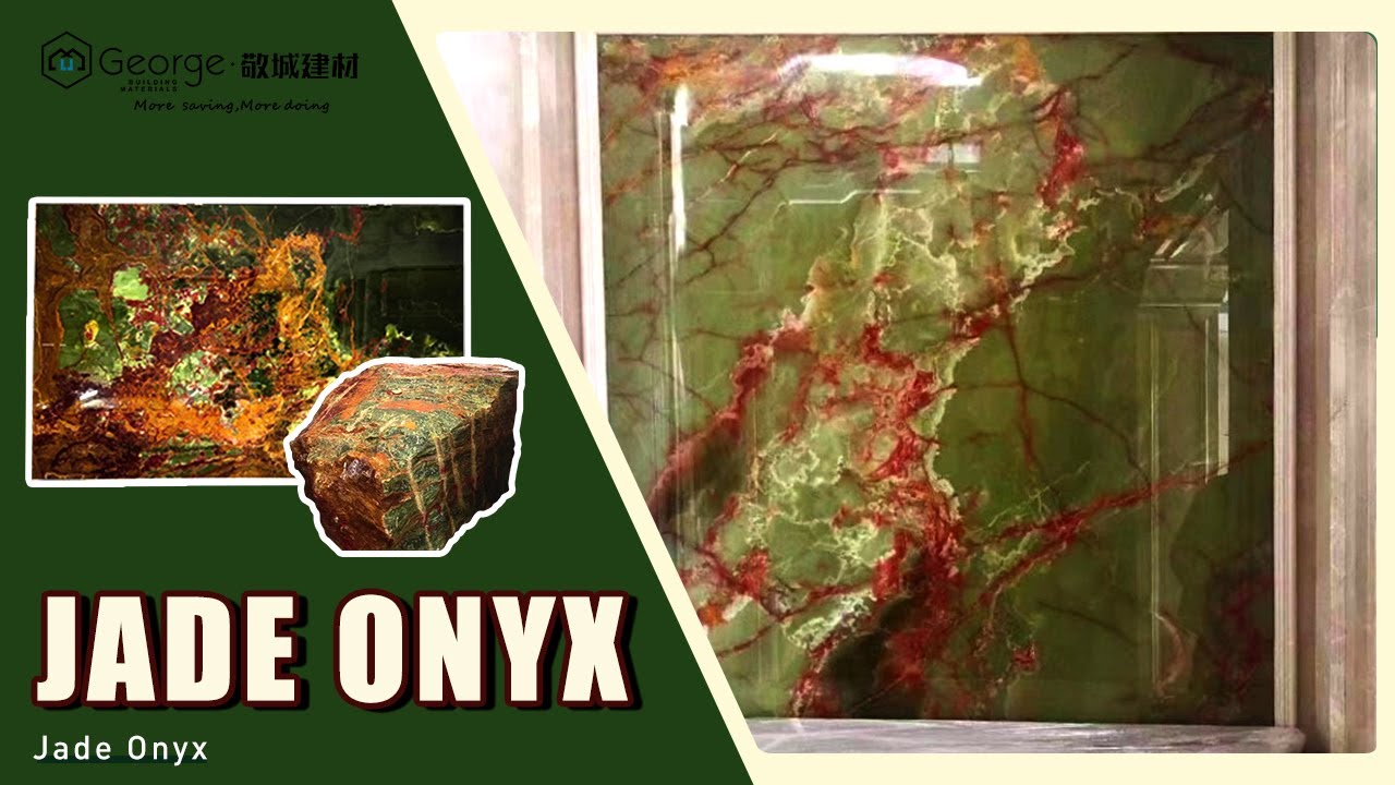 Jade Onyx Slab | Green Stone | China Marble Manufacturer #georgestones