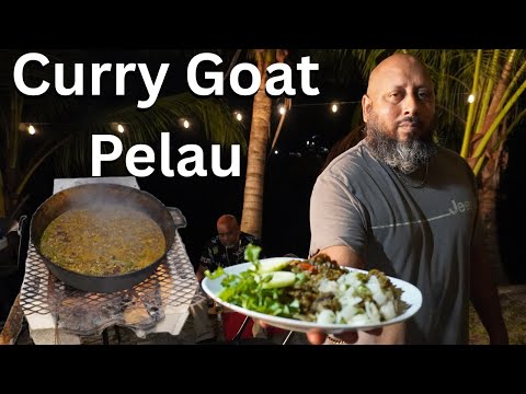 Wood Fire Curry Goat Pelau / You've never seen it cook like this before / Fireside Curry Goat.