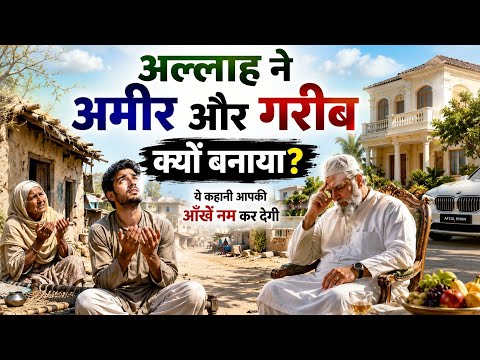 अल्लाह ने अमीर और गरीब क्यों बनाया । Islamic story 