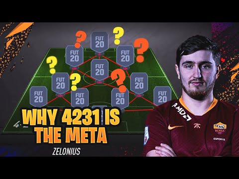 Why the 4231 is the meta/strongest formation to get you wins! Custom Tactics/Instructions - FIFA 20