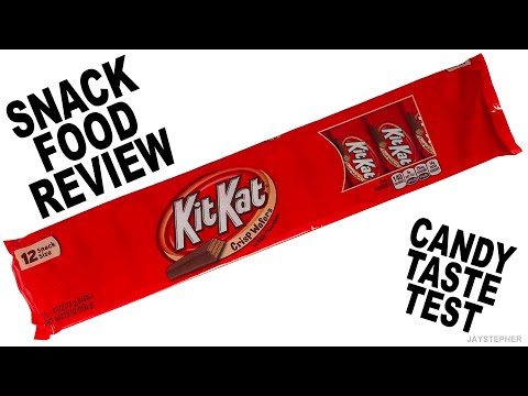 Candy Review - KitKat Candy bars 12 Pack Opening & Taste Test
