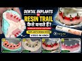 🪐 Dental Implants Jig Trail//Dental Implants Verification Jig//Implants Resin Pattern...#dentallab 