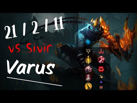 Varus ADC vs Sivir - Challenger Replay KR