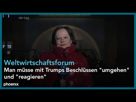 Trump-Regierung: Sandra Biegger (ARD) aus Davos | 21.01.25