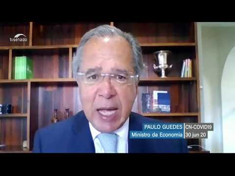 Paulo Guedes avalia a situação fiscal do país e a execução das medidas de combate ao coronavírus