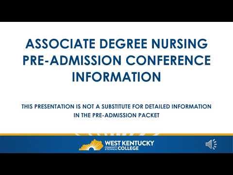 WKCTC ADN Preadmission Conference