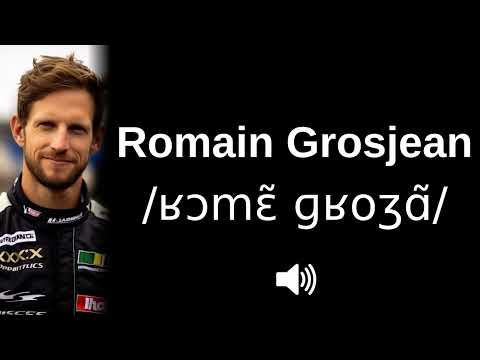 🇫🇷 How to pronounce Romain Grosjean (CORRECTLY!)