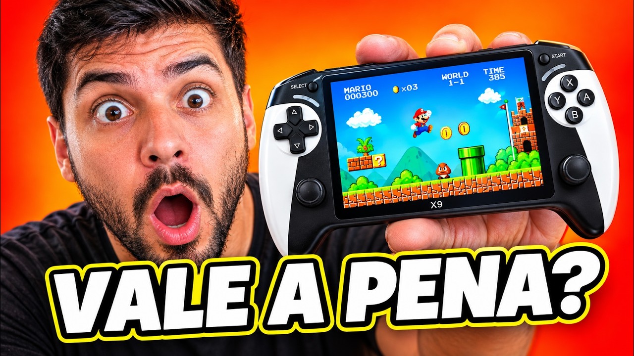 Console X9 Premium 5.5 Polegadas: Análise Completa, Bateria e Onde Comprar (2026) 🕹️