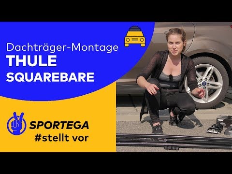 Thule SquareBar roof rack installation