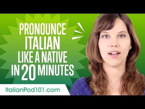 How to Pronounce Italian Like a Native Speaker