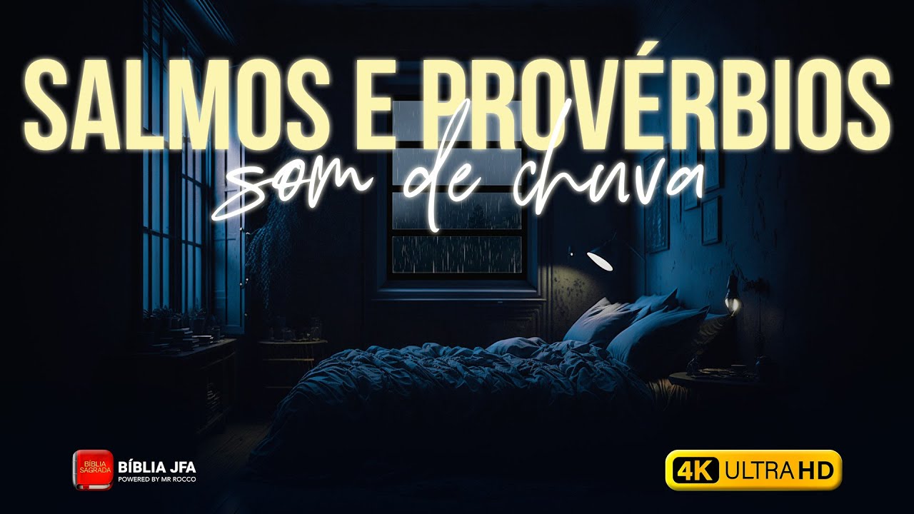 SALMOS E PROVÉRBIOS ao som de chuva - Bíblia JFA Offline