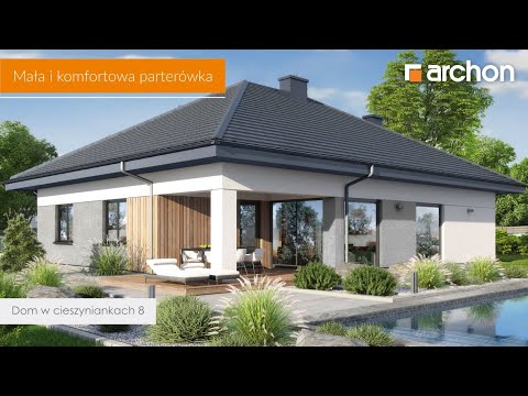 Dom w cieszyniankach 8 – Mała i komfortowa parterówka I ARCHON+ Projekty Domów