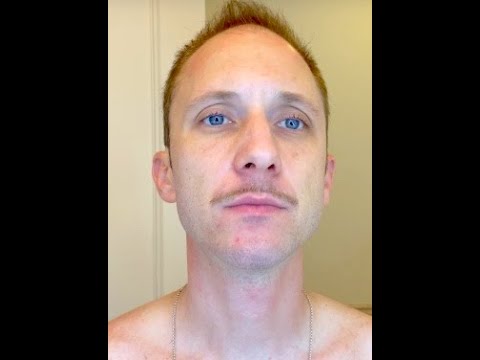 Slim Pencil Mustache  Done with Electric Trimmer Shaver Easy Blade