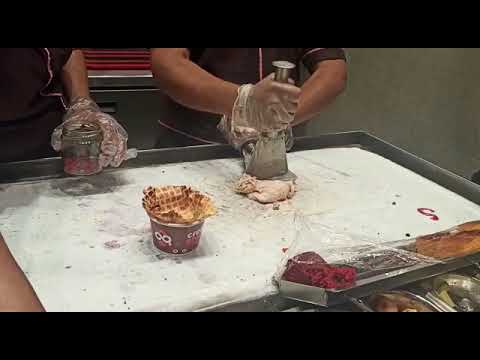 cream stone ice cream making
