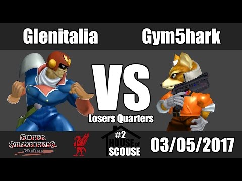 SSBM HoS 2 (Liverpool Weekly) Losers Quarters - Glenitalia (Cpt. Falcon) vs Gym5hark (Fox)