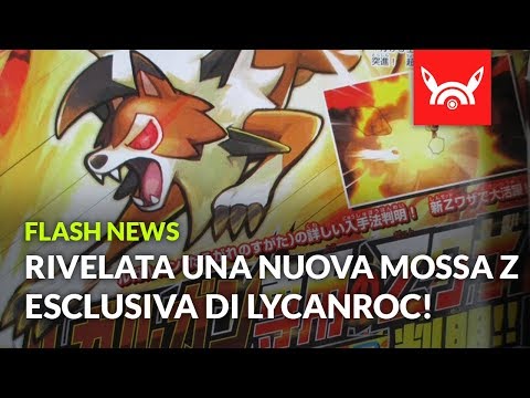 RIVELATA una NUOVA mossa Z esclusiva di LYCANROC!